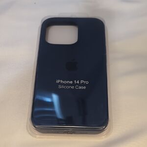 Apple iPhone 14 Pro Silicone Case - Deep Blue